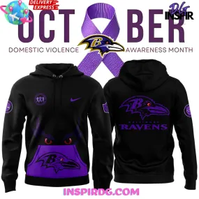 -Baltimore Ravens Domestic Violence Awareness Month 2024 Hoodie