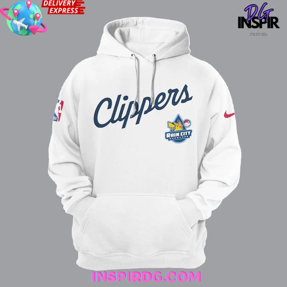 -Los Angeles Clippers x Pokemon Rain City Showcase 2024 Hoodie