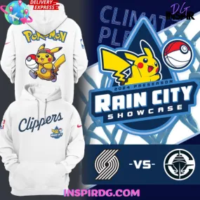 -Los Angeles Clippers x Pokemon Rain City Showcase 2024 Hoodie