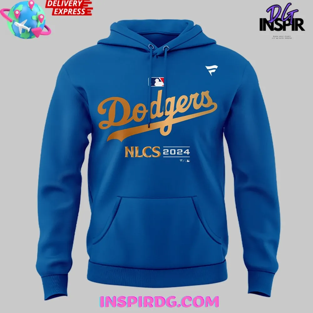 -Los Angeles Dodgers National League Division Champions 2024 Blue Hoodie