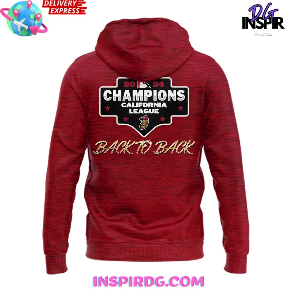 -Modesto Nuts California League Champions 2024 Hoodie