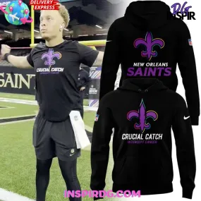 -New Orleans Saints Crucial Catch Intercept Cancer 2024 Hoodie