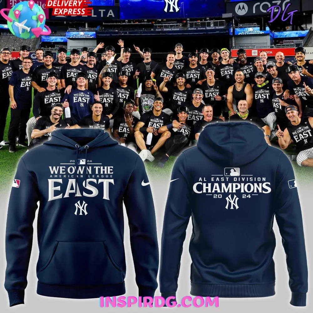 -New York Yankees AL East Division Champions 2024 Hoodie