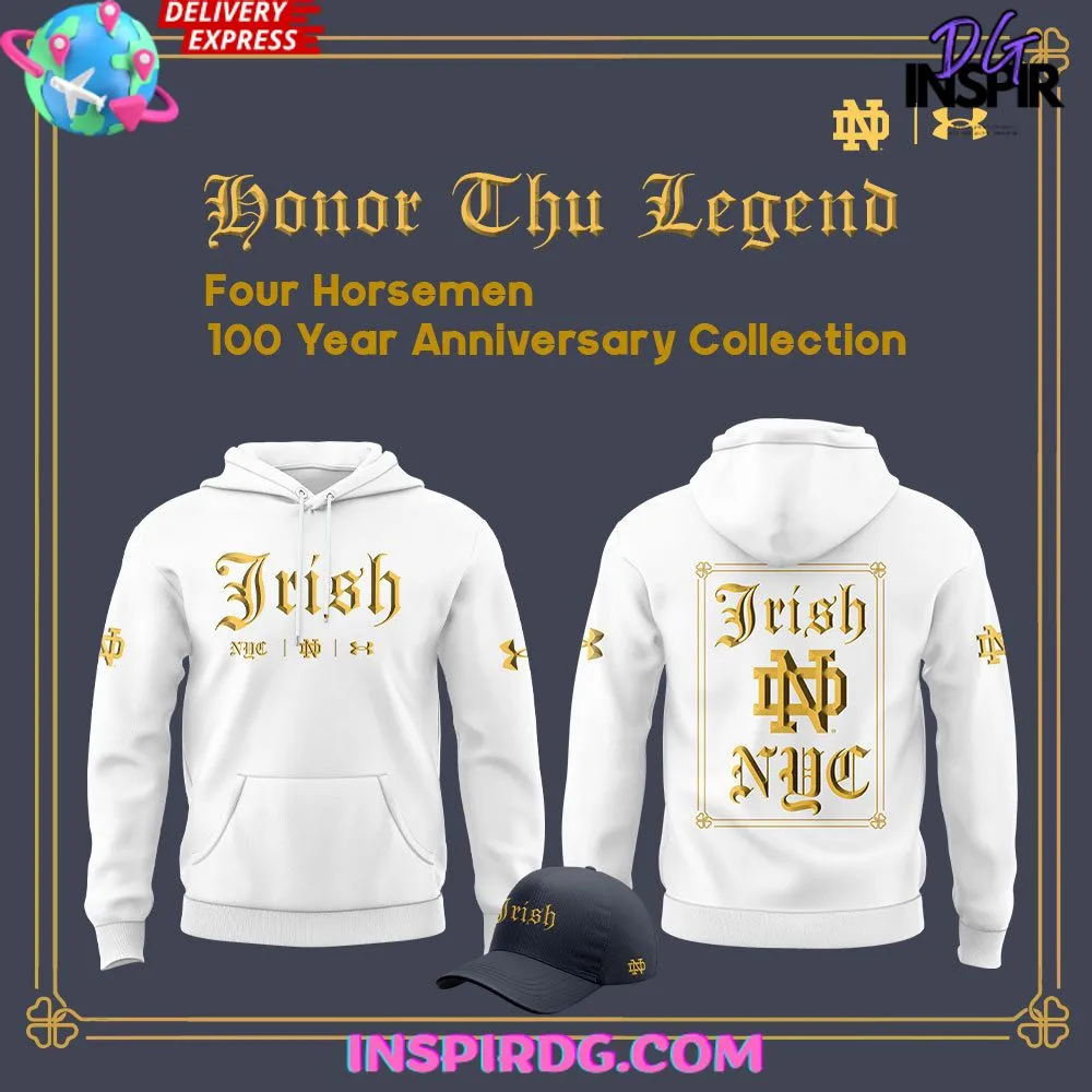 -Notre Dame Fighting Irish Four Horsemen 100-Year Anniversary Hoodie