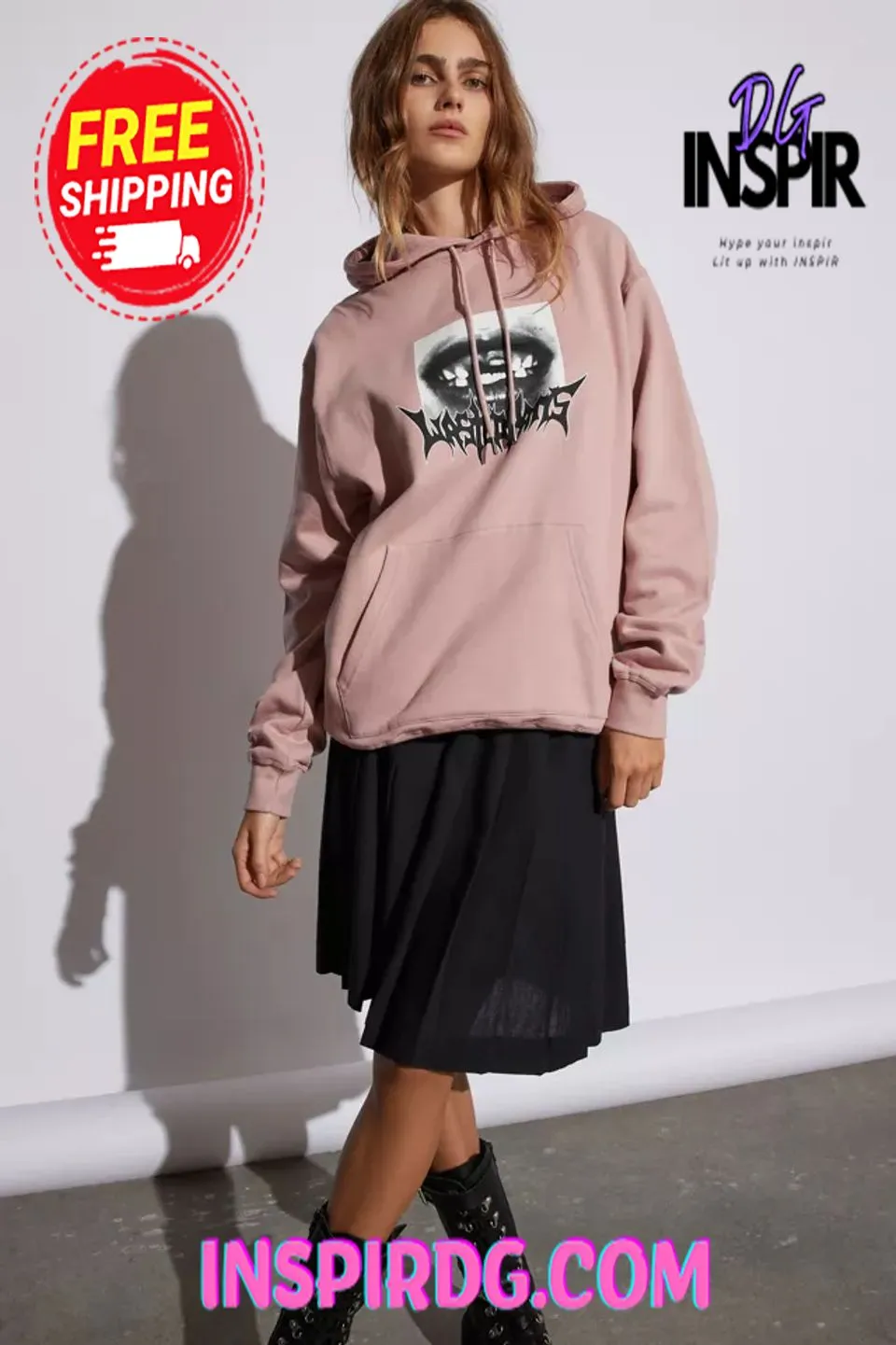 -Urban Outfitters Wasted Paris UO Exclusive Psycho Candy Hoodie Sweatshirt