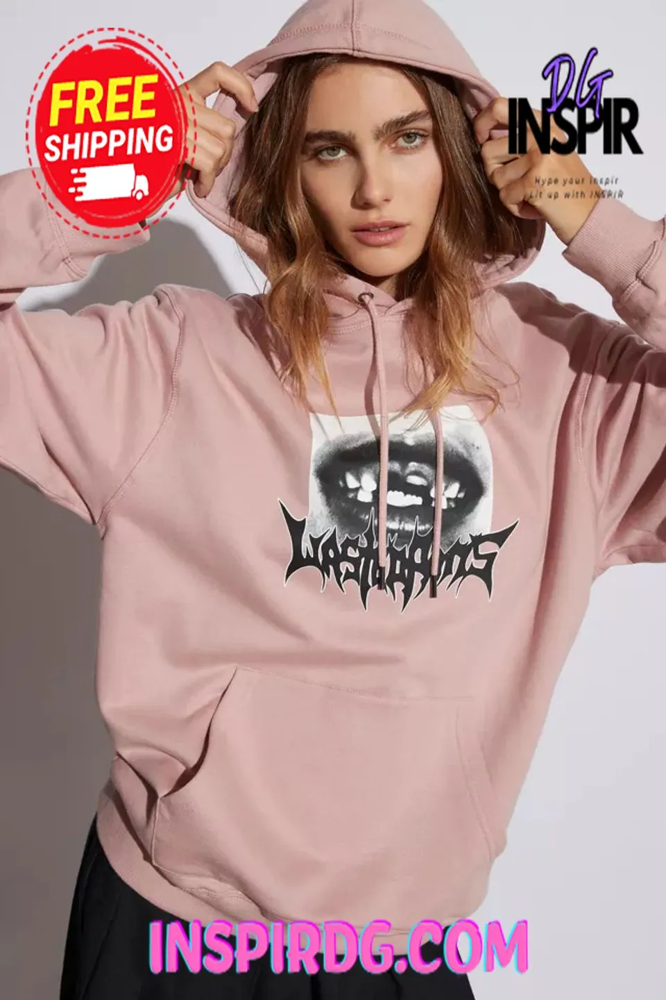 -Urban Outfitters Wasted Paris UO Exclusive Psycho Candy Hoodie Sweatshirt