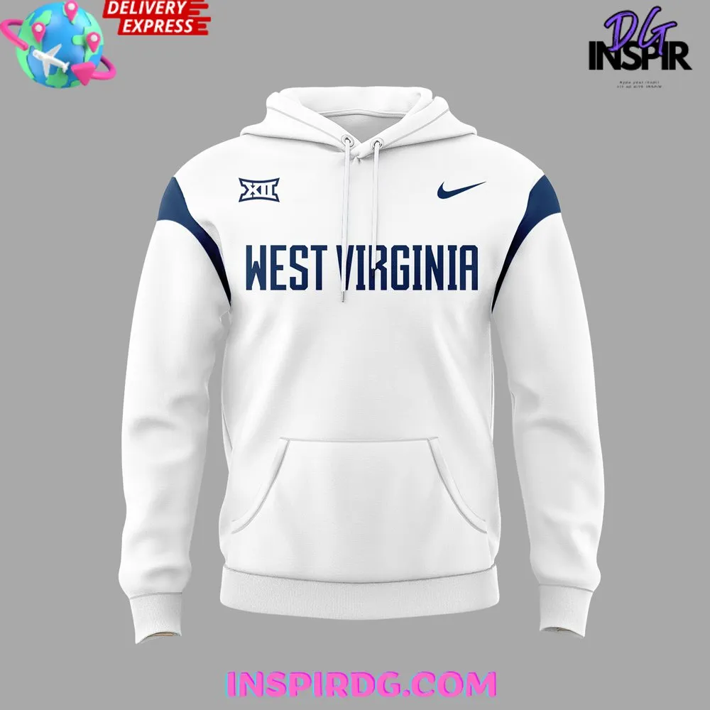 -West Virginia Mountaineers White Classic 2024 Hoodie