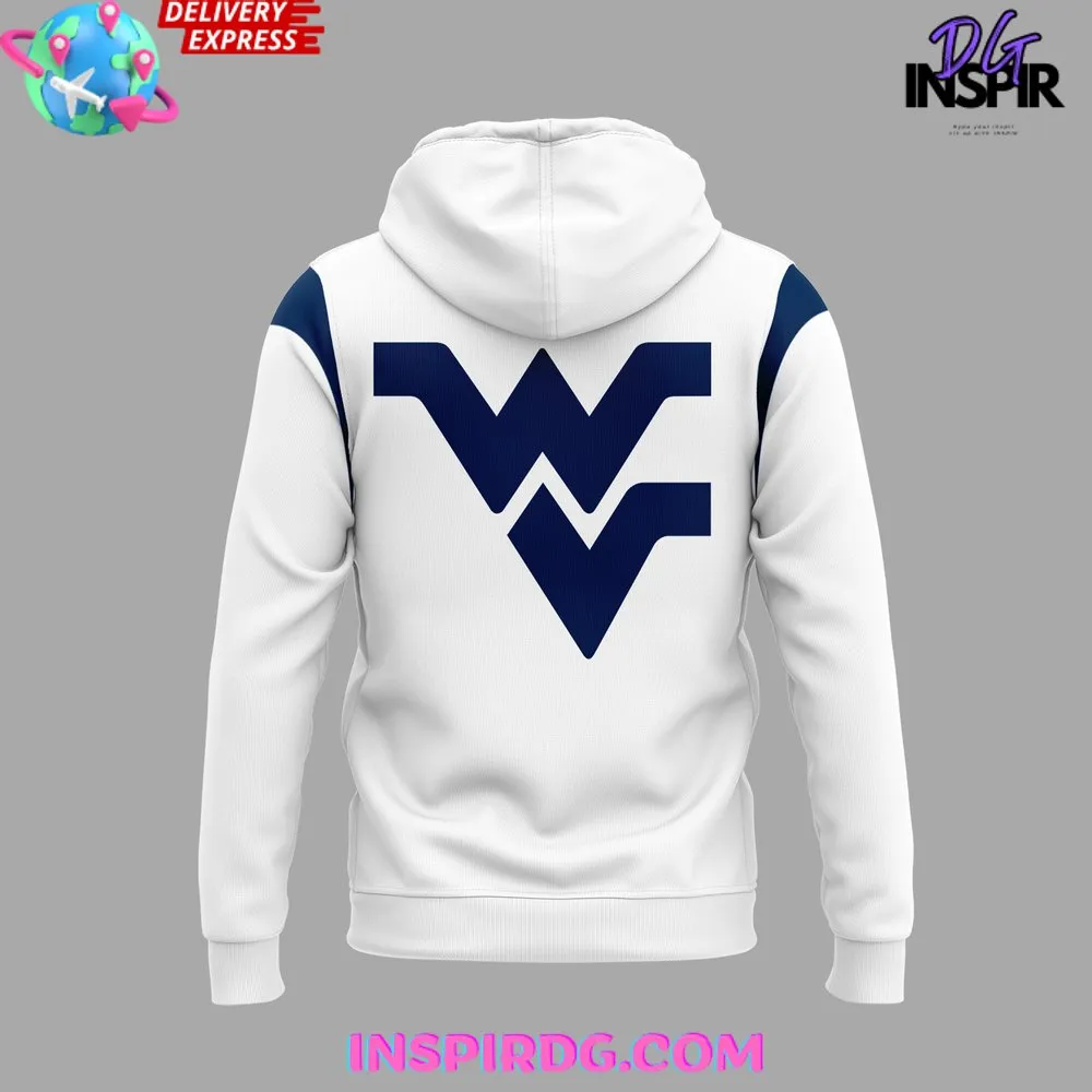 -West Virginia Mountaineers White Classic 2024 Hoodie