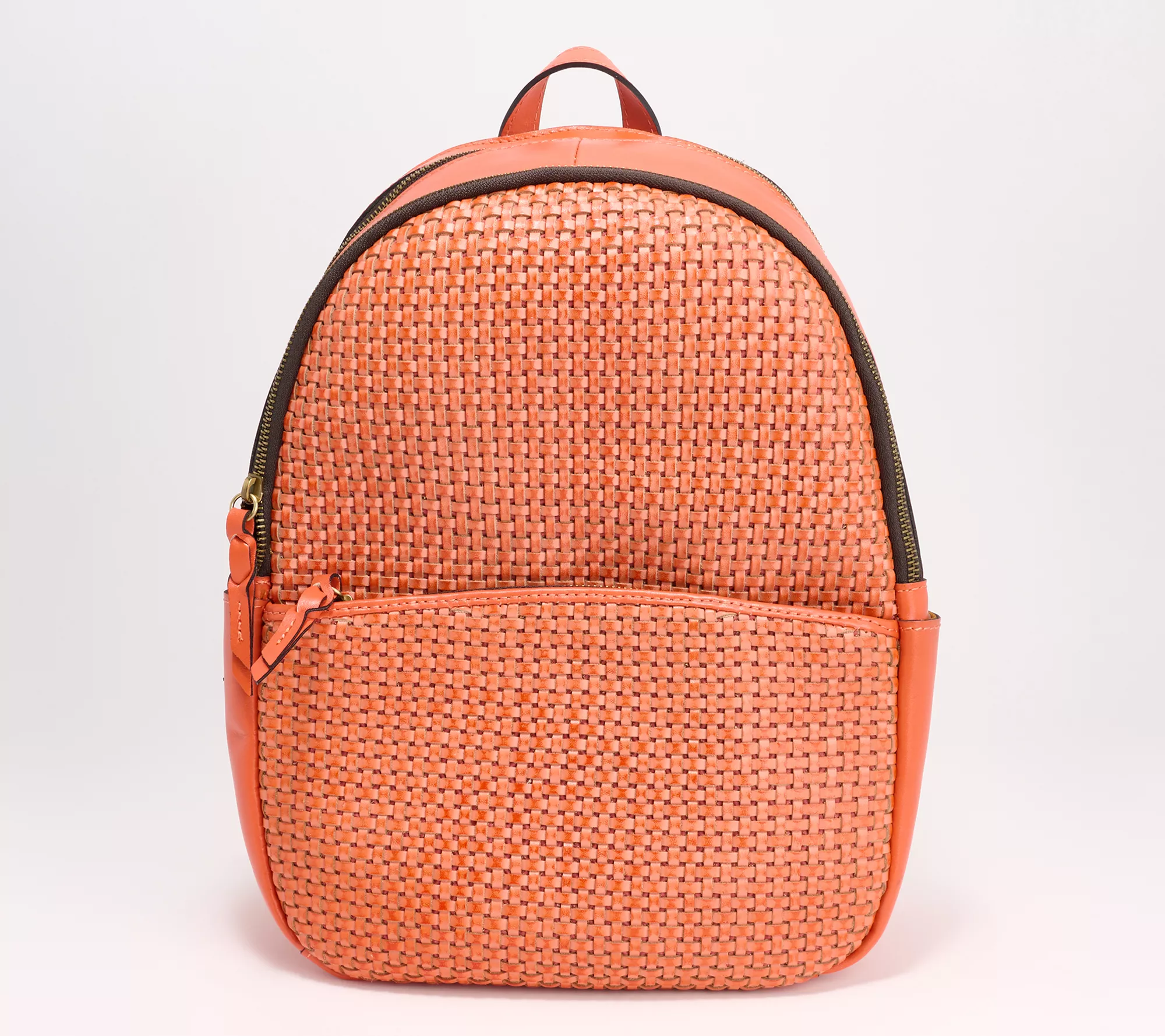 "As Is" Patricia Nash Woven Leather Turi Backpack