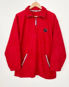 90s Fila 1/4 zip fleece (L)