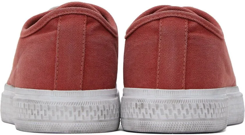 Acne Studios Red Faded Sneakers