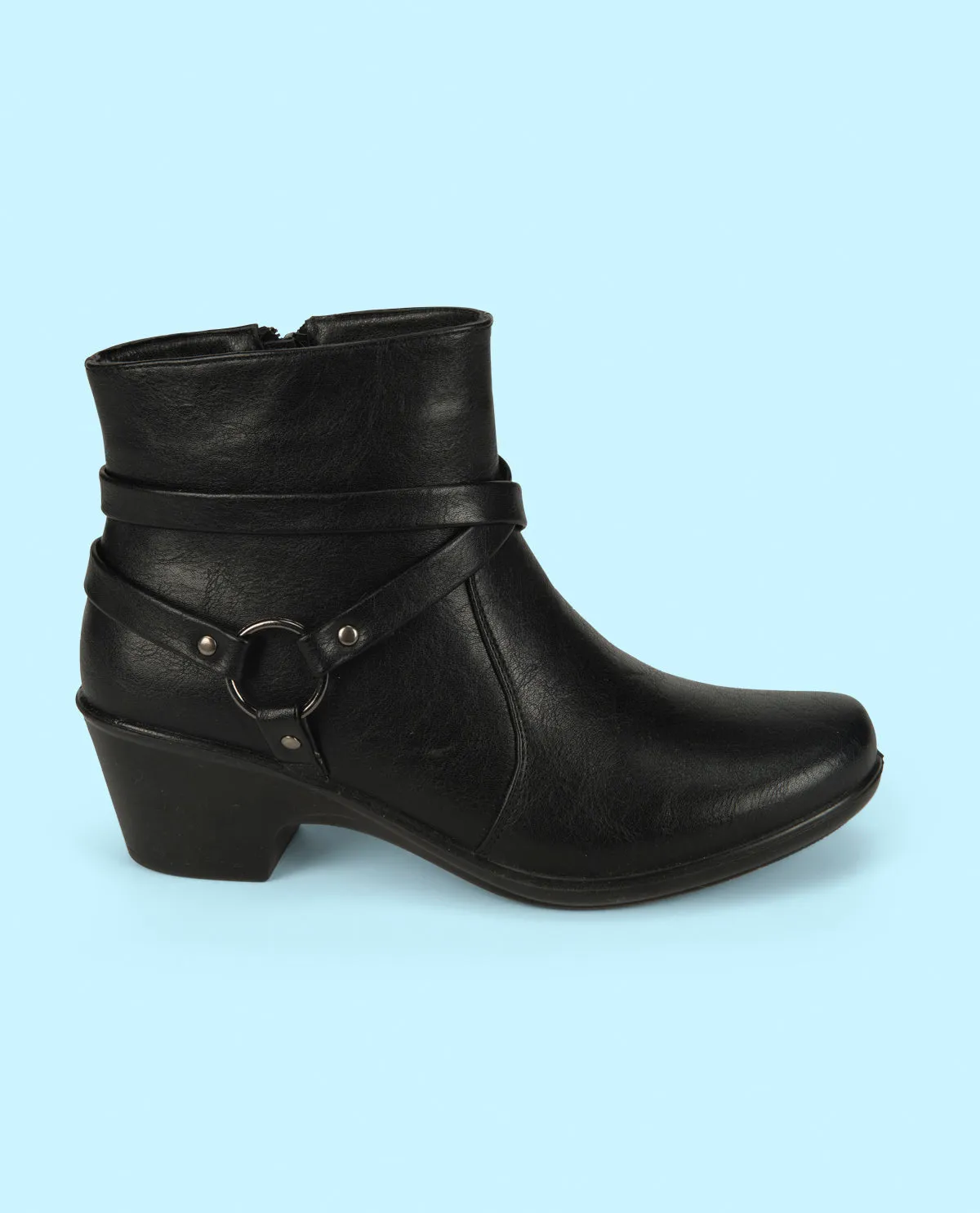 Aero Bernie Black Boot