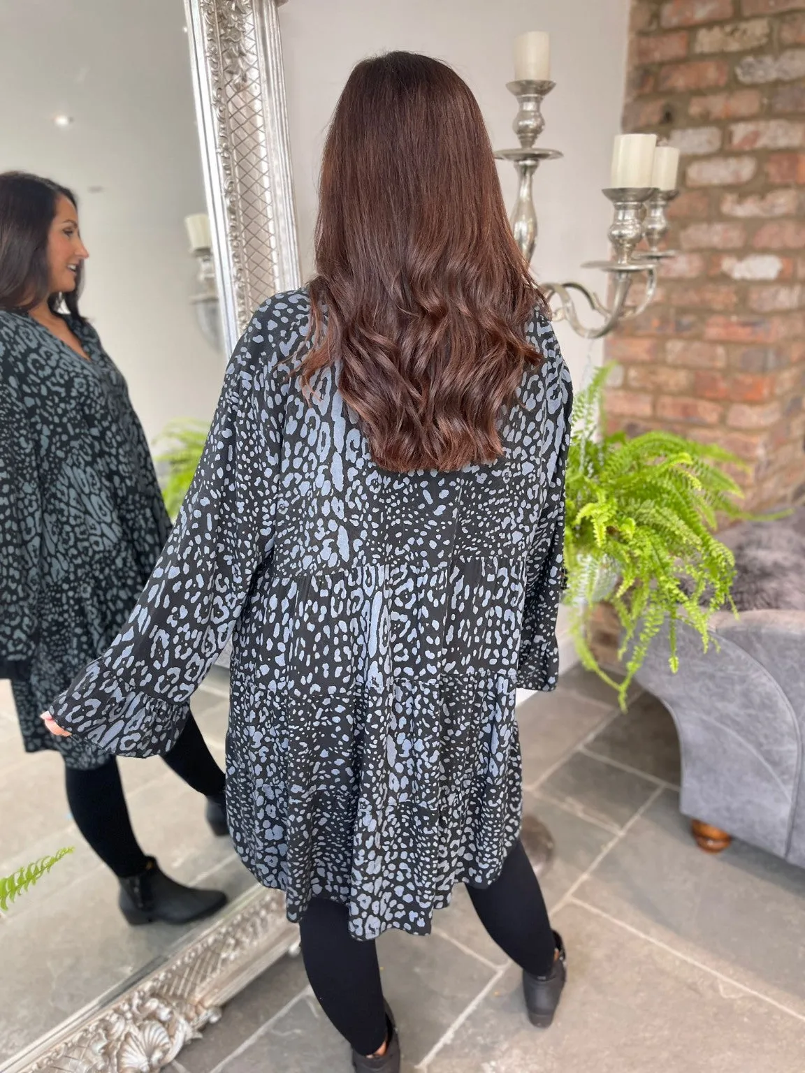 Animal Print Tunic Willow