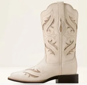 Ariat Square Bliss Western Boot | 10053648 DISTRESSED IVORY