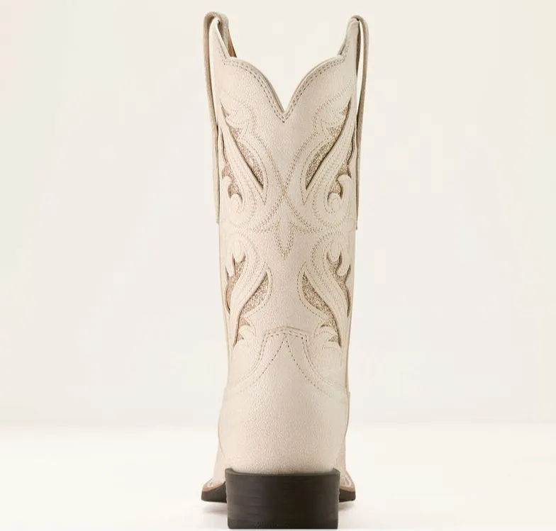 Ariat Square Bliss Western Boot | 10053648 DISTRESSED IVORY