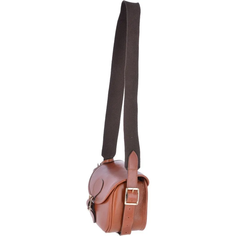 Ashwood Leather Maddox Leather Cartridge Bag – Chestnut