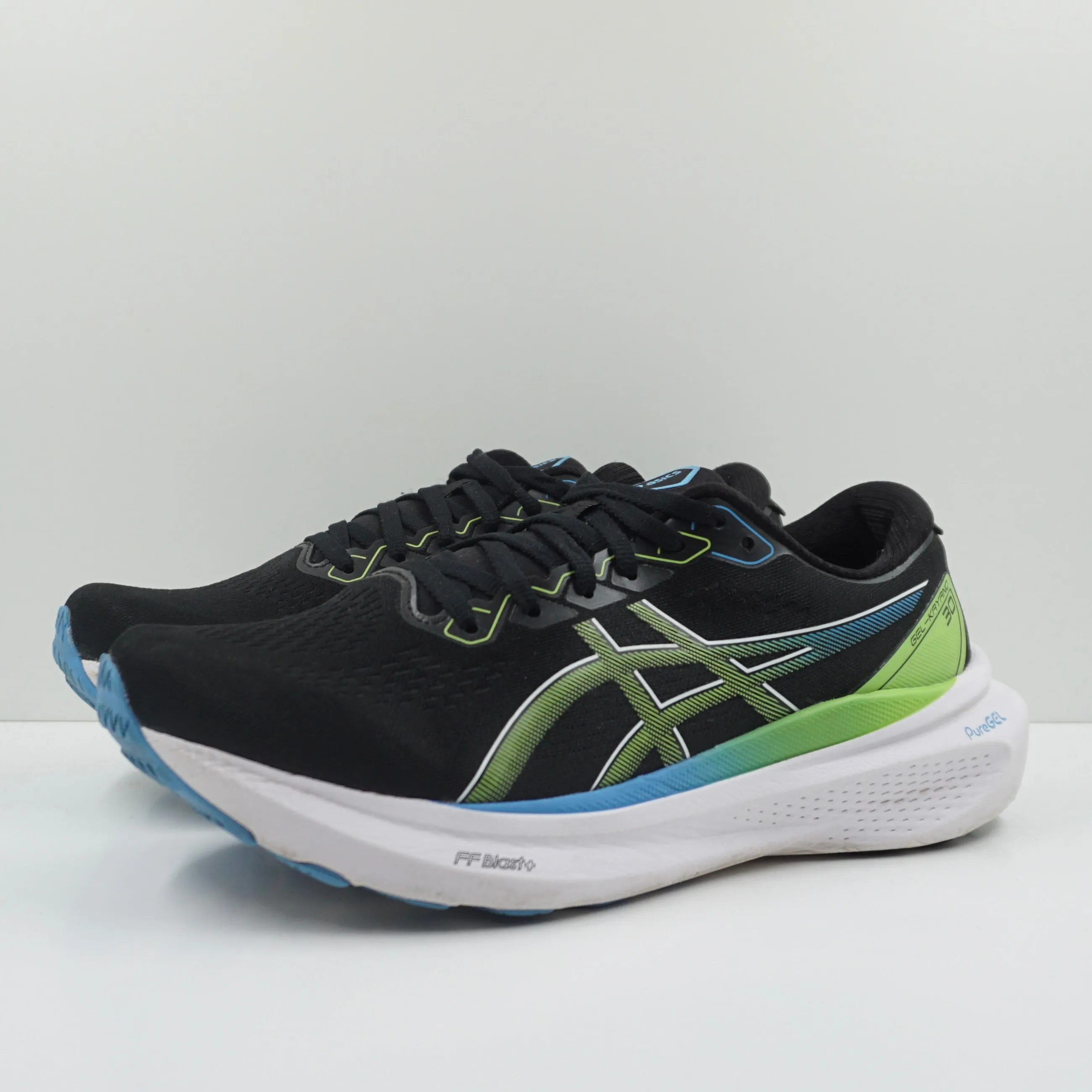 Asics Gel Kayano 30 Black Blue Green