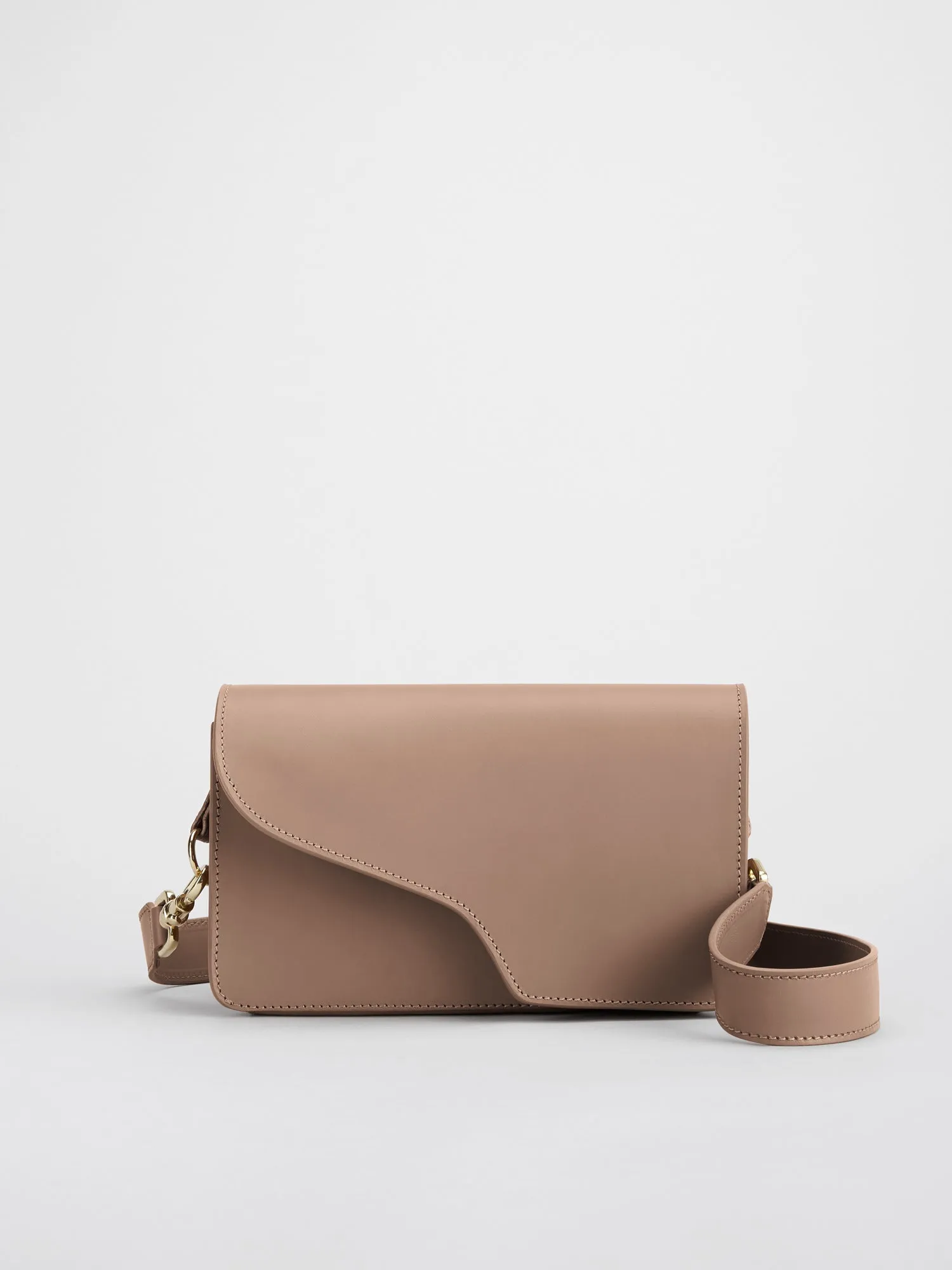 Assisi Hazelnut Leather Shoulder Bag