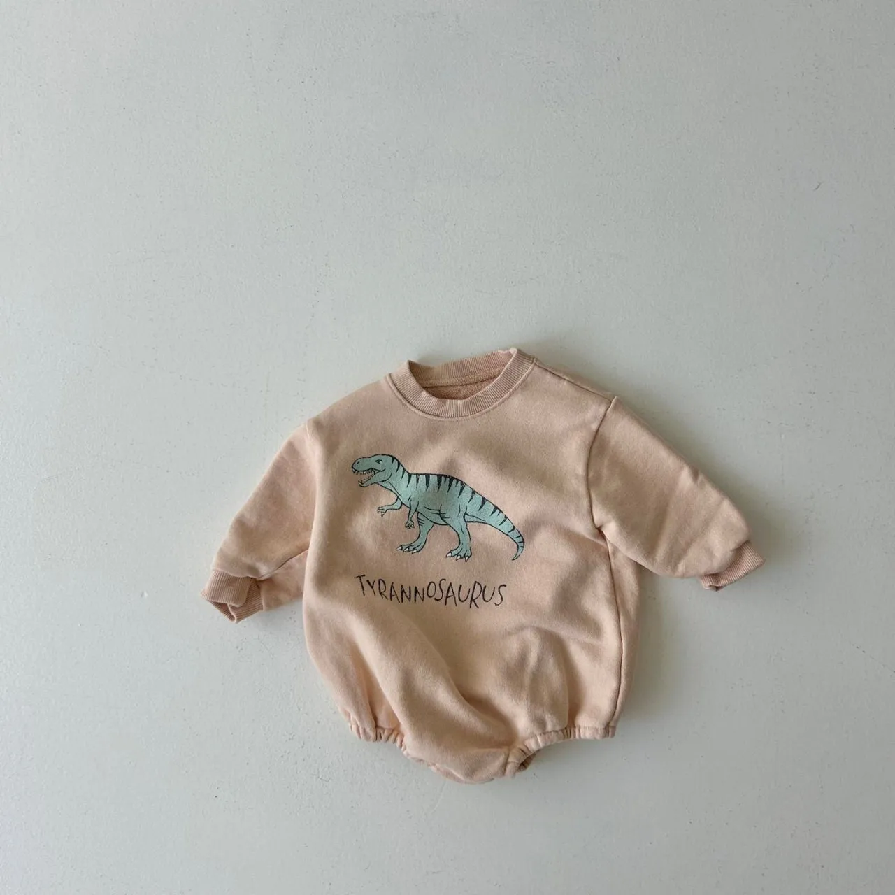 Baby Land S24 Dinosaur Sweatshirt Romper (4-15m) - 3 Colors