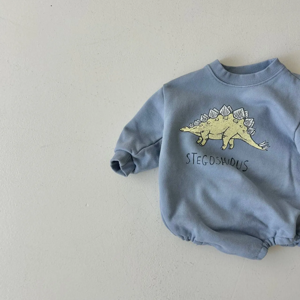 Baby Land S24 Dinosaur Sweatshirt Romper (4-15m) - 3 Colors