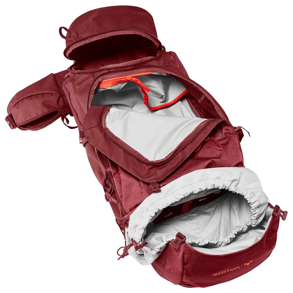 Backpack Vaude ---Women's Asymmetric 48+8 Dark Cherry