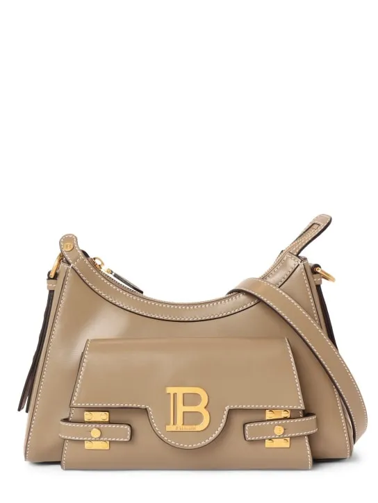 Balmain   B-buzz hobo leather bag 