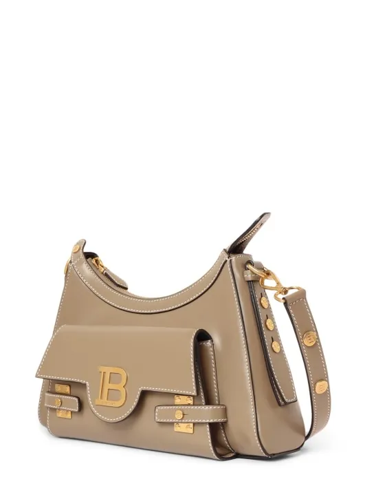 Balmain   B-buzz hobo leather bag 