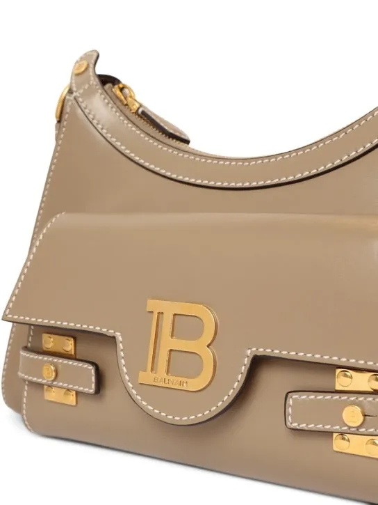 Balmain   B-buzz hobo leather bag 