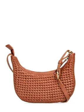 Bembien   Mini Sling handwoven leather bag 