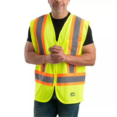 Berne Big and Tall Mens High Visibility Safety Vest