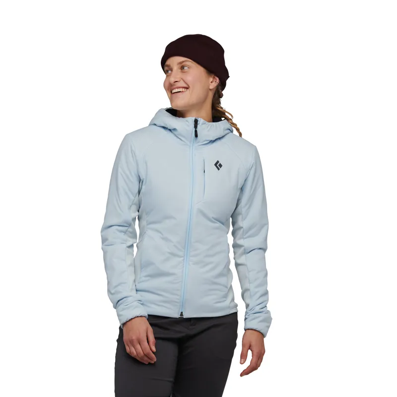 Black Diamond Women's First Light Hybrid Hoodie Belay Blue