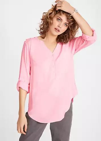 bonprix Soft Viscose V-Neck Tunic | Grattan