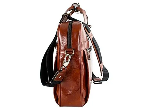 Bosca Old Leather Single Gusset Stringer Bag  