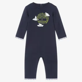 Boys Blue Organic Cotton Romper