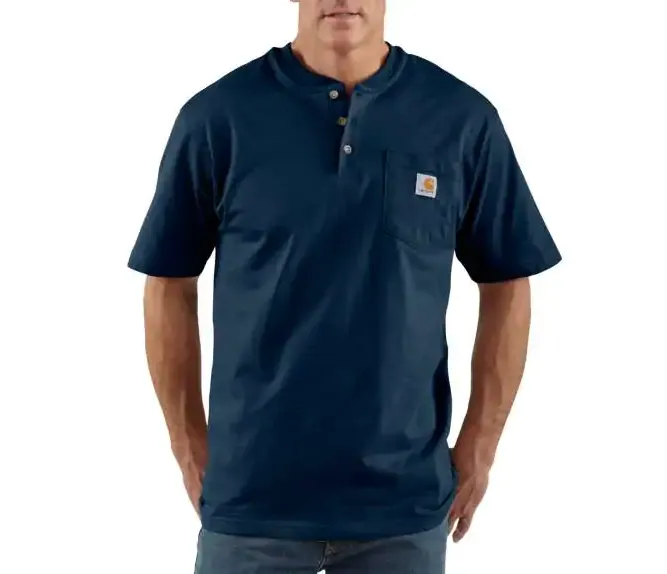 Carhartt K84 - Short Sleeve Workwear Henley T-Shirt