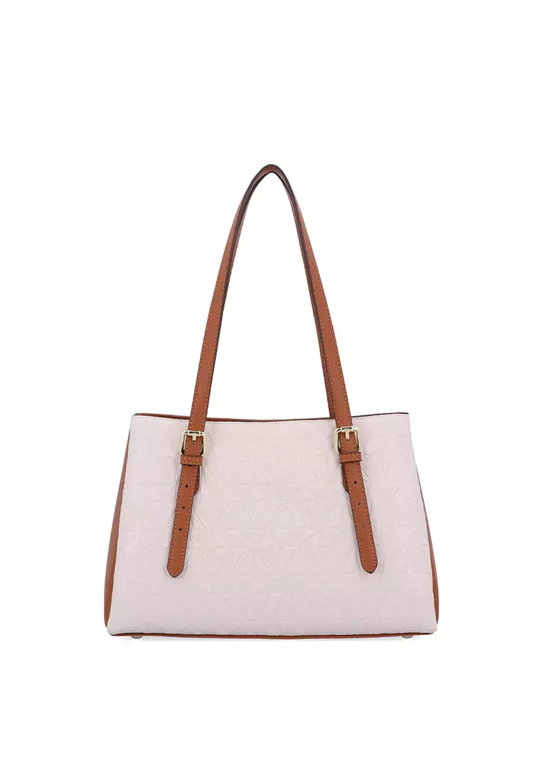 Carlo Rino Beige Cass Shoulder Bag