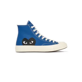 CDG Play Converse CHUCK 70 HI, Blue Quartz 