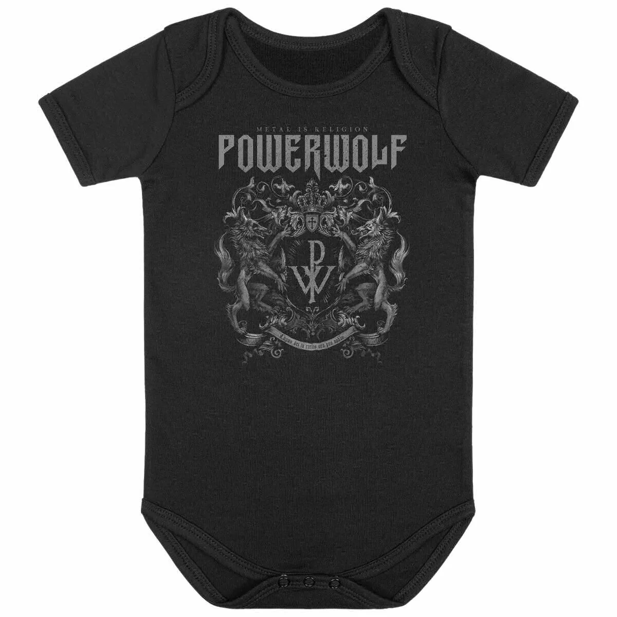 Children's romper Powerwolf - (Crest) - Metal-Kids - 583-30-8-999  -  Metal-shop