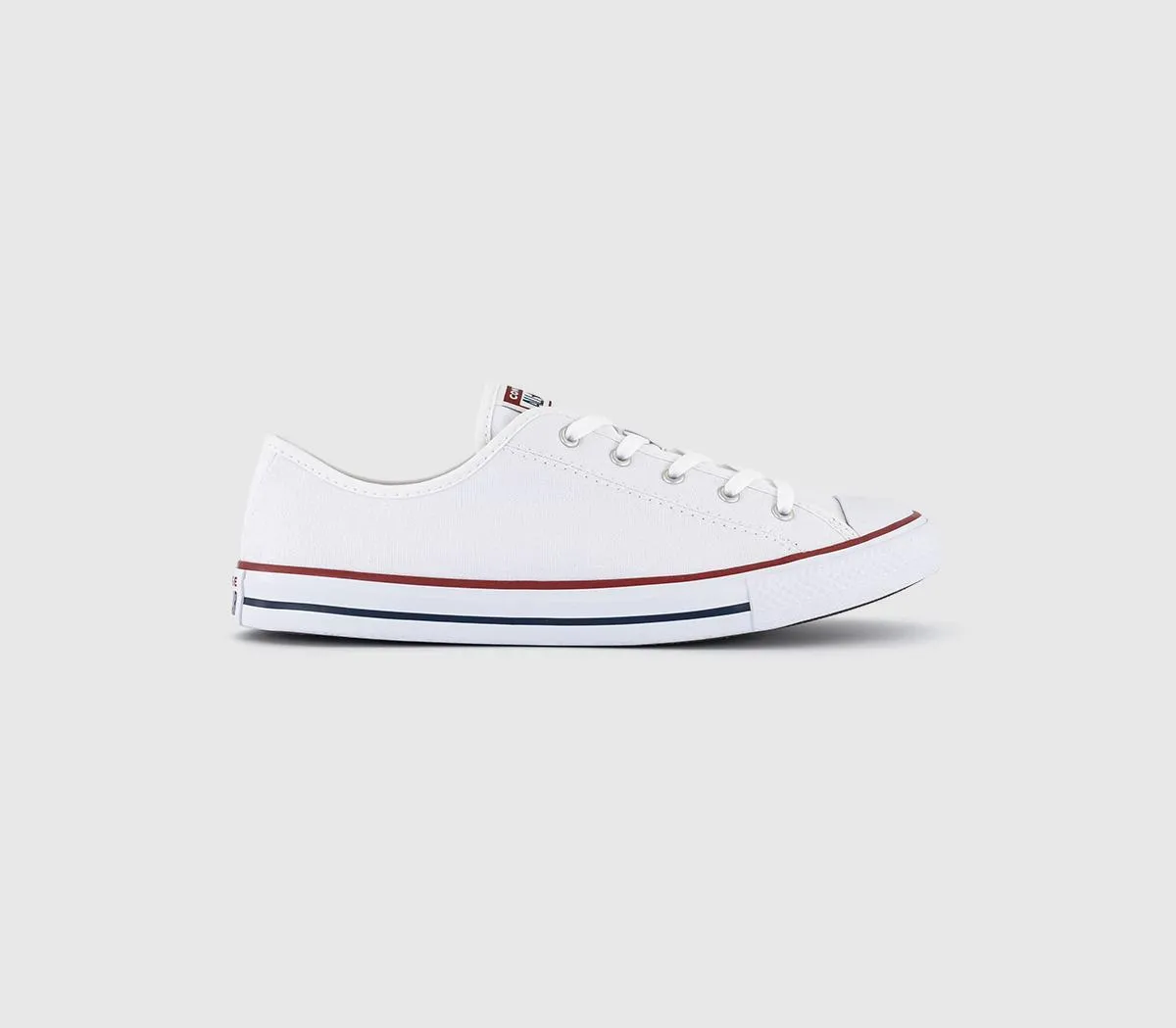 Converse All Star Dainty Trainers White Red Blue