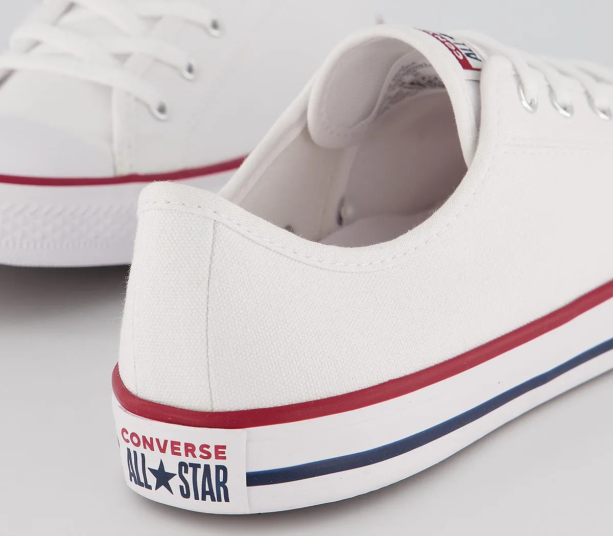 Converse All Star Dainty Trainers White Red Blue