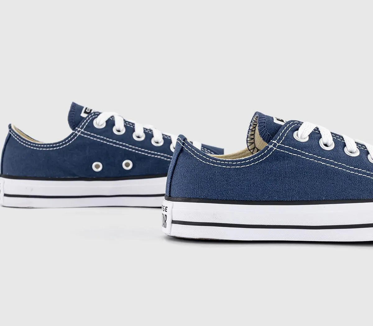 Converse All Star Low Trainers Navy Canvas