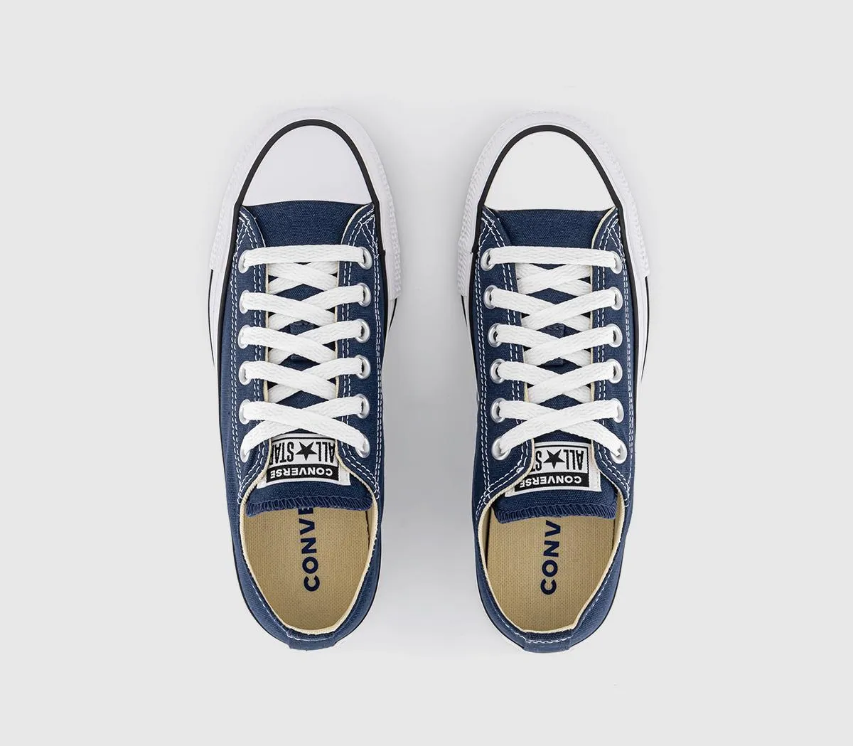 Converse All Star Low Trainers Navy Canvas