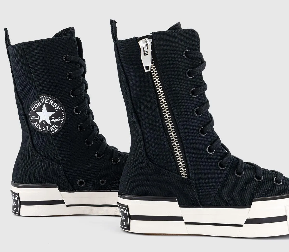 Converse Chuck 70 Plus X Hi Black White Egret