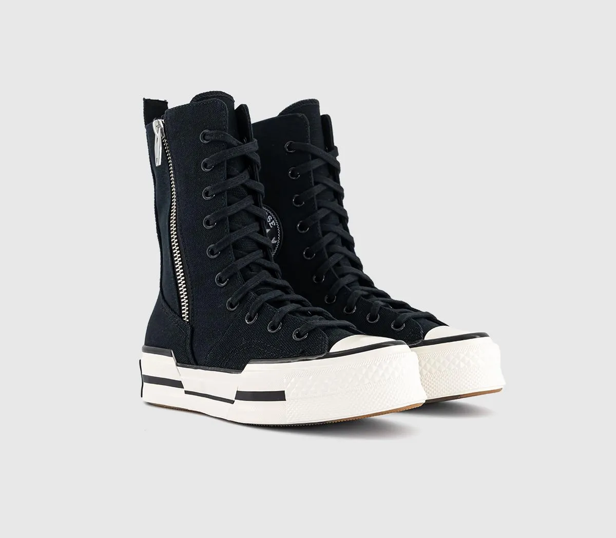 Converse Chuck 70 Plus X Hi Black White Egret