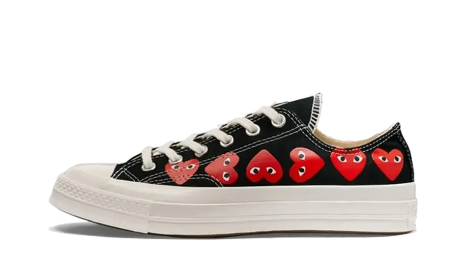 Converse Chuck Taylor All Star 70 Ox Comme des Garcons PLAY Multi-Heart Black