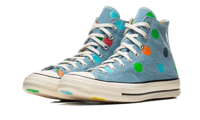 Converse Chuck Taylor All-Star 70s Hi Golf Wang Denim Polka Dots