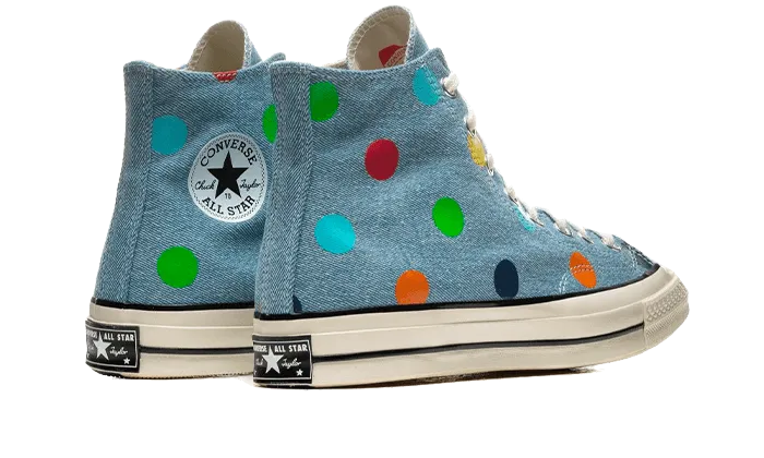 Converse Chuck Taylor All-Star 70s Hi Golf Wang Denim Polka Dots