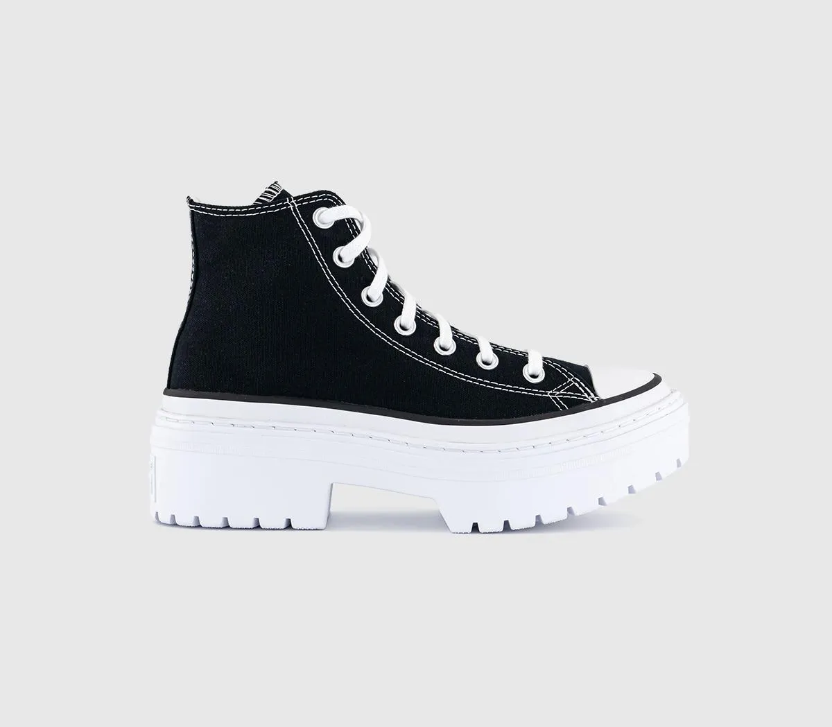 Converse Chuck Taylor All Star Lugged Heel Black White Egret