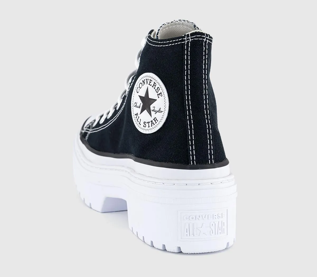 Converse Chuck Taylor All Star Lugged Heel Black White Egret