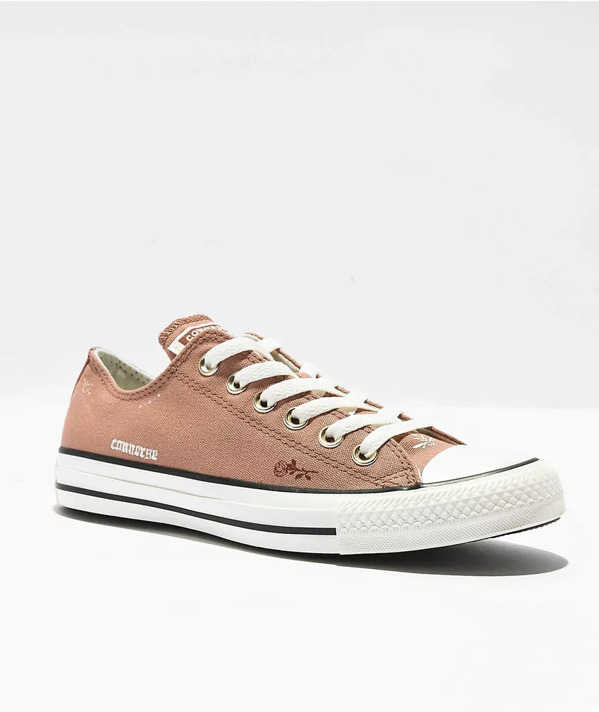 Converse Chuck Taylor All Star Tiny Tattoos Clay Pot & Egret Shoes